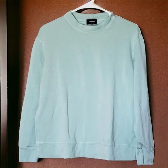 Monrow Mint Crew Neck Pullover - Picture 2 of 9